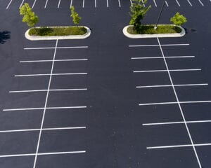 We do parking lot paving for commercial and retail parking lots