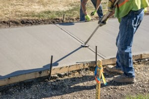 there are pros and cons between asphalt and concrete sidewalk